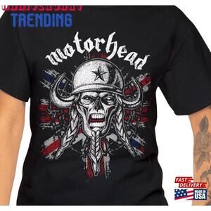 Motorhead Band Shirt Rare Music Tshirt Unisex Heavy Cotton Tee